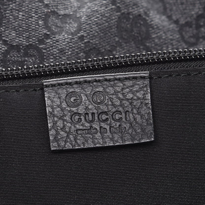 Gucci Denim Monogram Hysteria Double Buckle Flap Messenger Bag 6 of 7