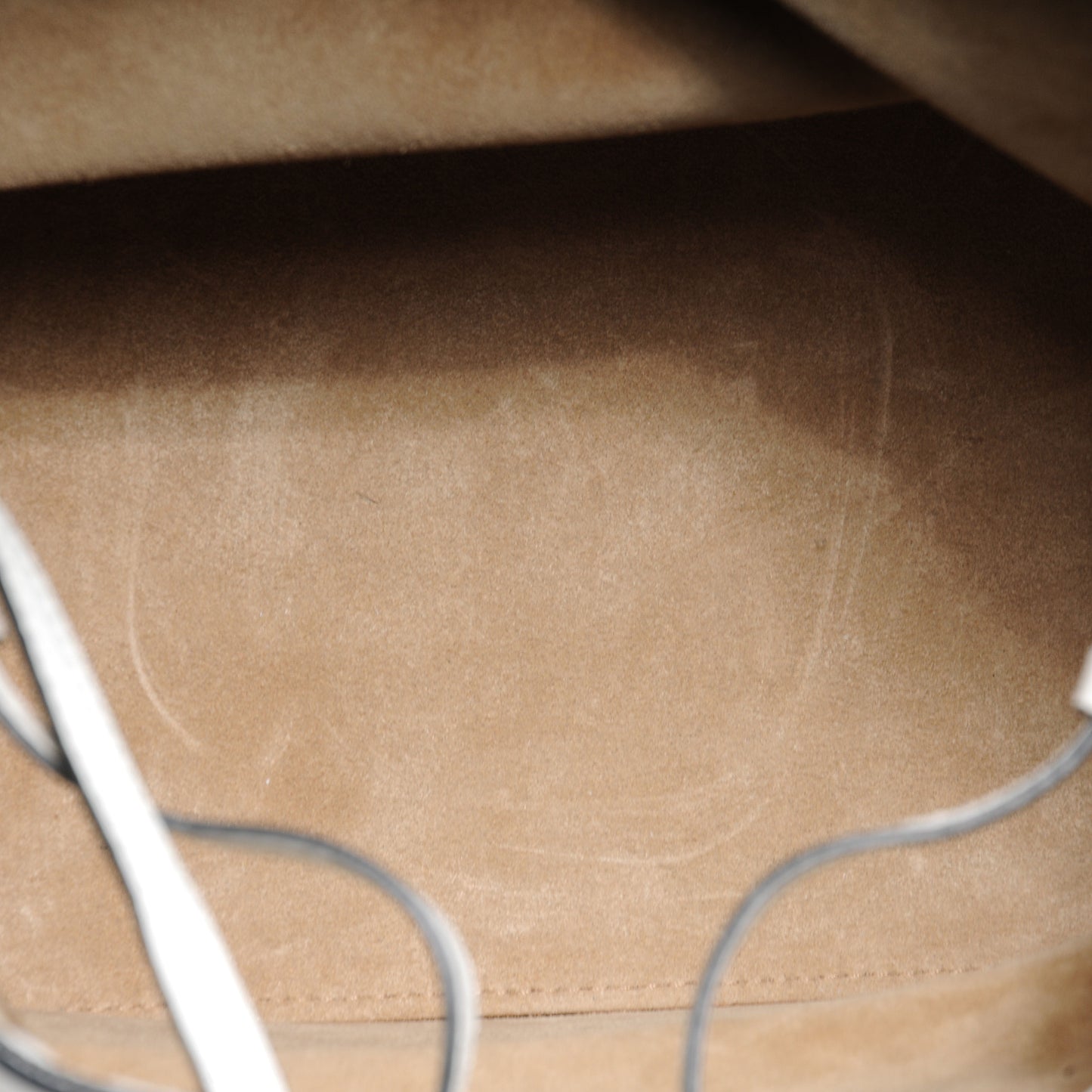 Calfskin Seau Drawstring Tote White