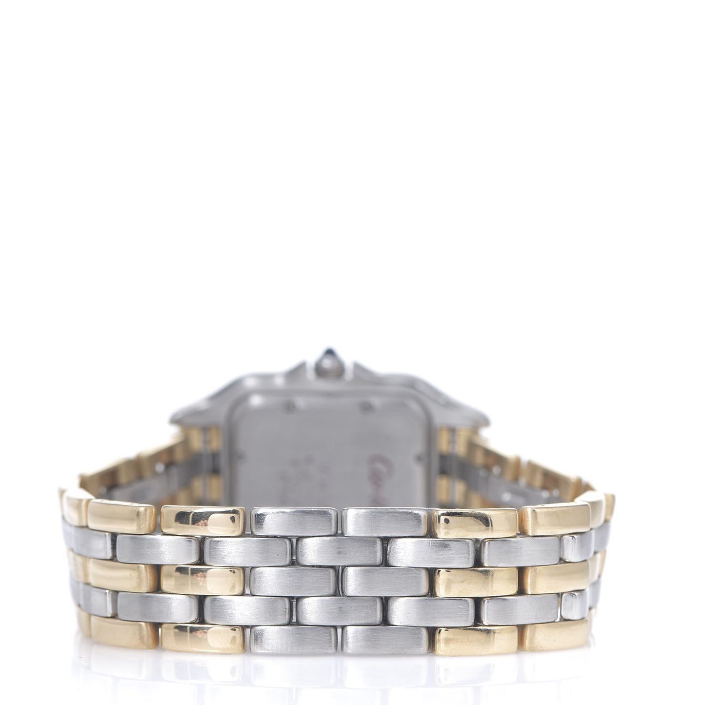 Stainless Steel 18K Yellow Gold 27mm Panthere Quartz Watch