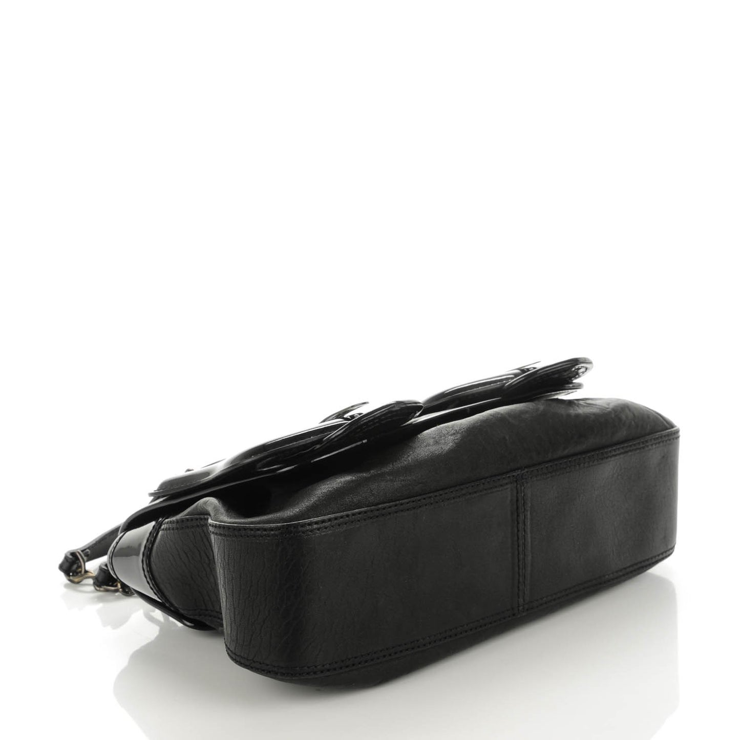 Nappa Patent B Bag Black