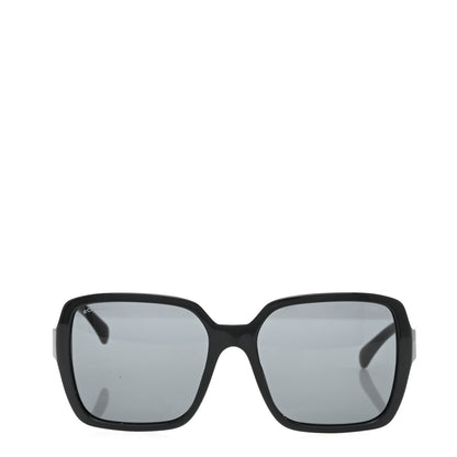 Chanel Acetate Square Sunglasses 5408 Black 2 of 7
