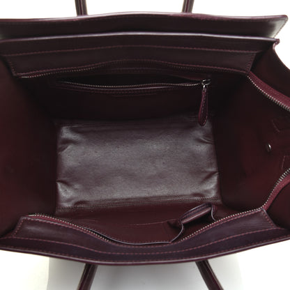 Celine Smooth Calfskin Mini Luggage Burgundy 5 of 8