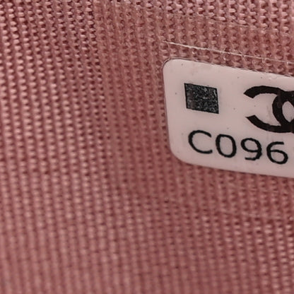 Chanel Caviar Quilted Boy Card Holder Pink 7 of 7