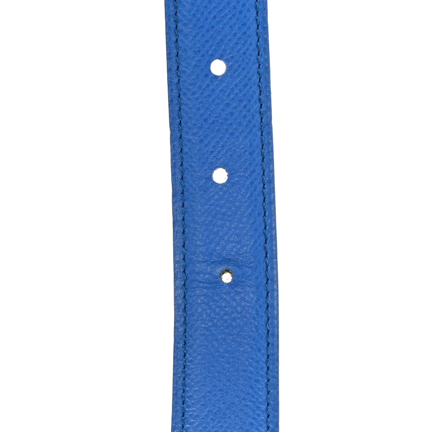 Hermes Courchevel 24mm Mini Constance H Belt 65 Blue France Jaune 4 of 4