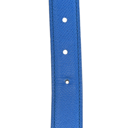 Hermes Courchevel 24mm Mini Constance H Belt 65 Blue France Jaune 4 of 4