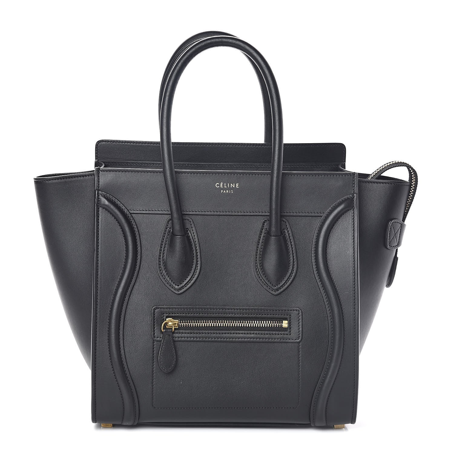 Celine Smooth Calfskin Micro Luggage Black 1 of 8