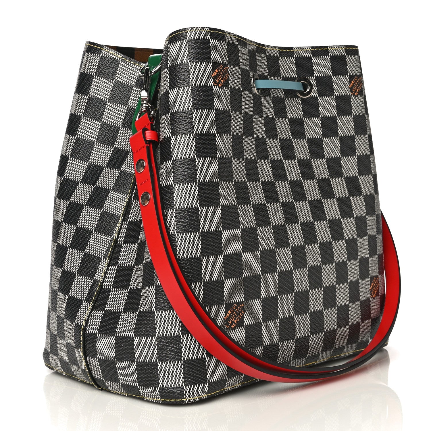 Louis Vuitton Damier Neonoe Black White 3 of 10