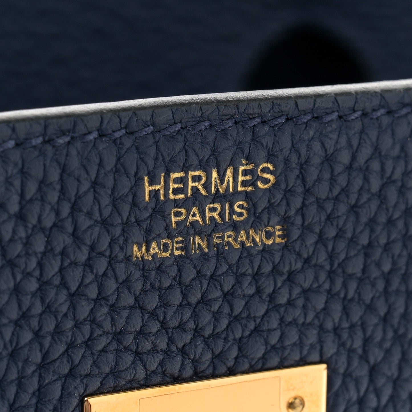 Togo Birkin 30 Bleu Encre