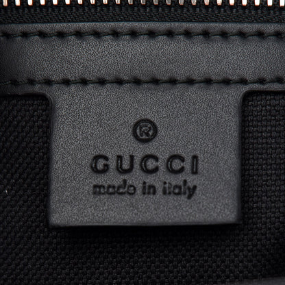 Gucci GG Supreme Monogram Web Tote Black Grey 6 of 14