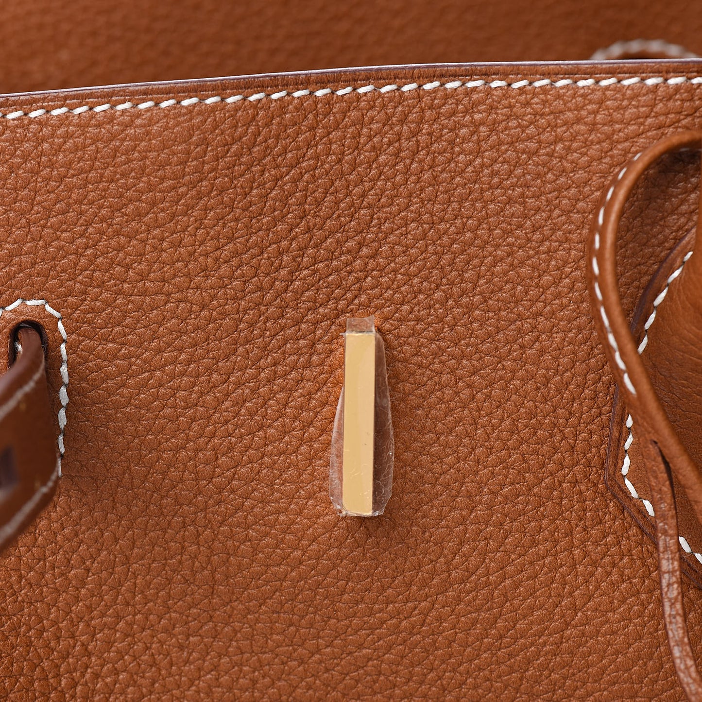 Natural Barenia Faubourg Birkin 35 Fauve