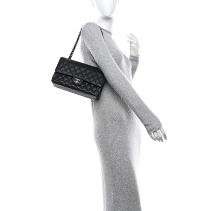 Chanel Caviar Quilted Medium Double Flap Black 2 of 11