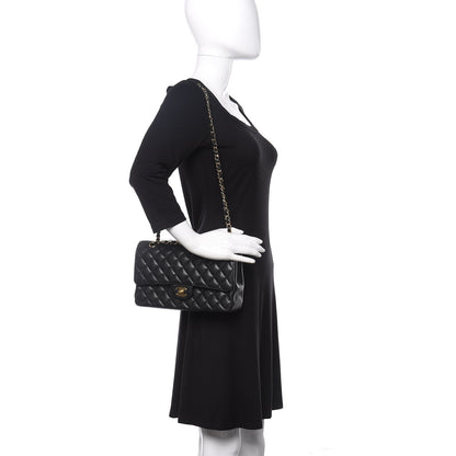Chanel Caviar Quilted Medium Double Flap Black 2 of 12