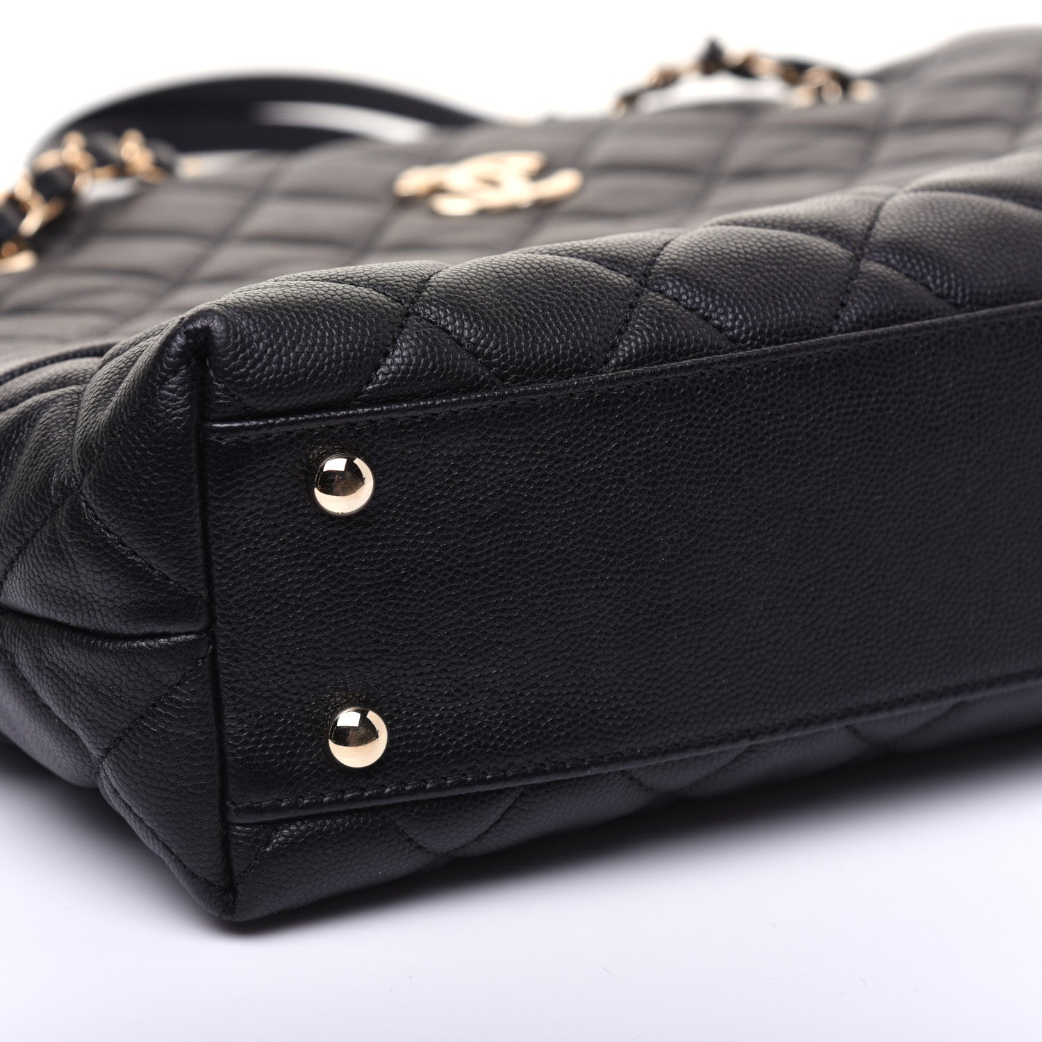 Chanel Caviar Quilted Rolled Up Tote Black 6 of 14