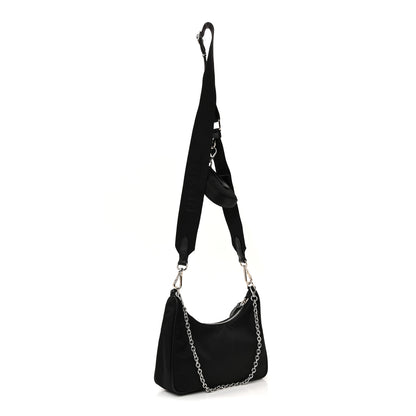 Prada Nylon Re-Edition 2005 Shoulder Bag Black 3 of 9
