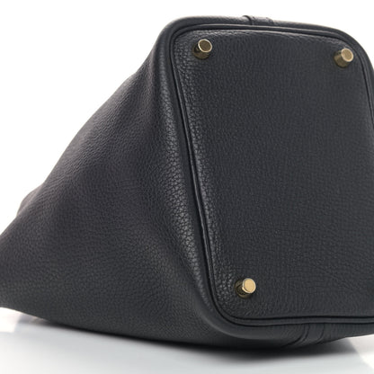 Hermes Taurillon Clemence Picotin Lock 18 PM Black 8 of 9