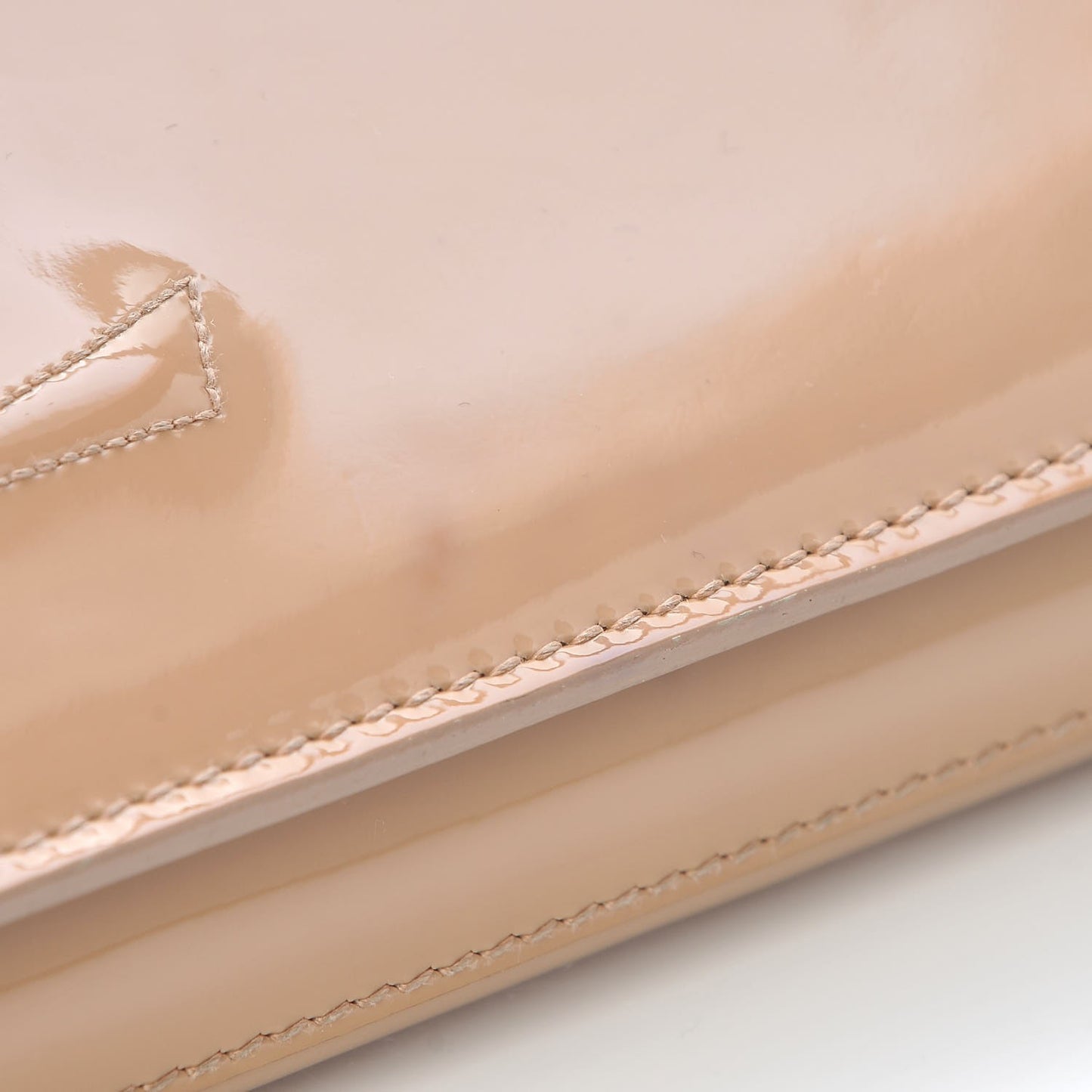 Patent Calfskin Monogram Large Belle De Jour Clutch Chair