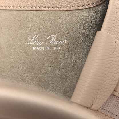 Loro Piana Grained Calfskin Small Bale Bag Marble 7 of 11