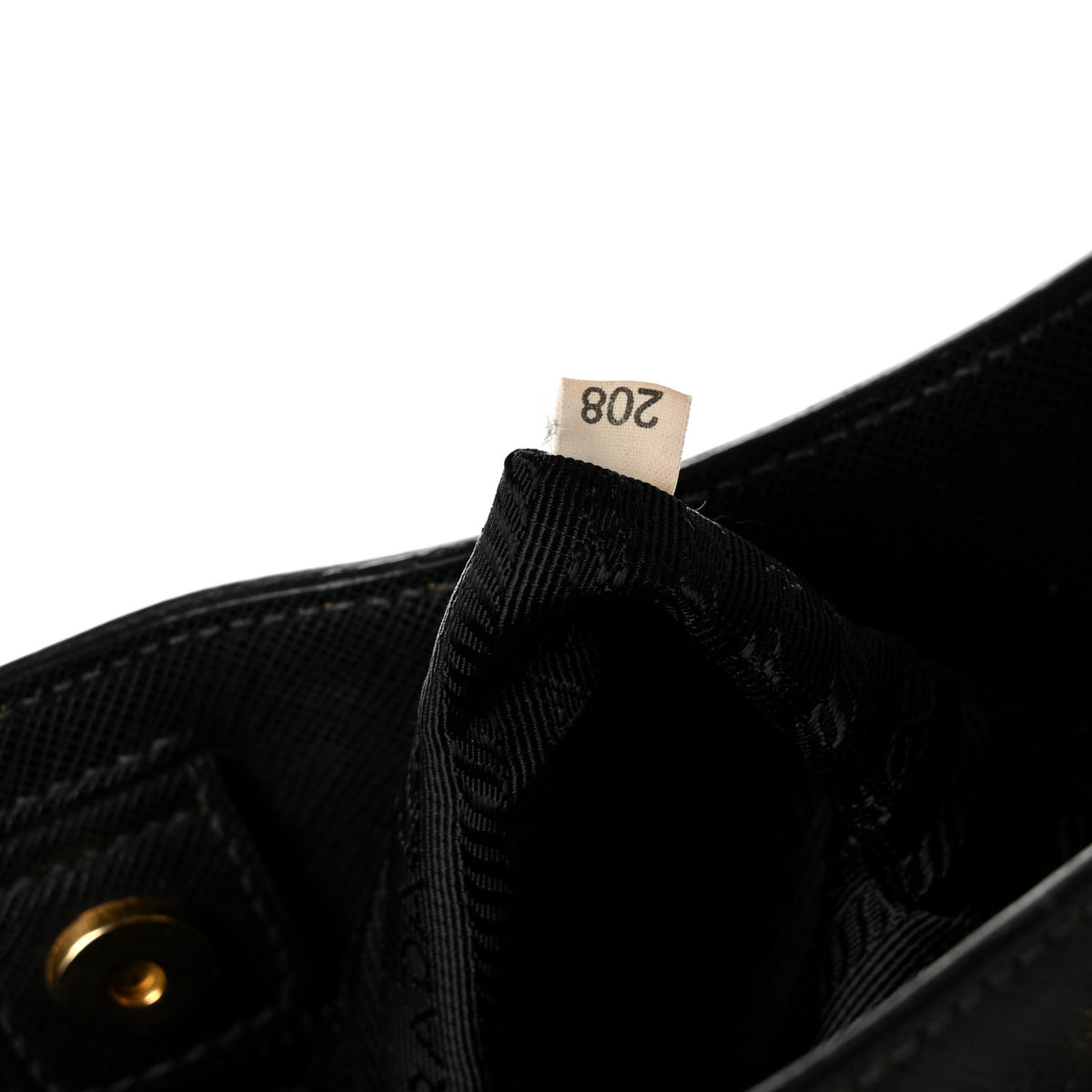 Saffiano Lux Large Tote Black
