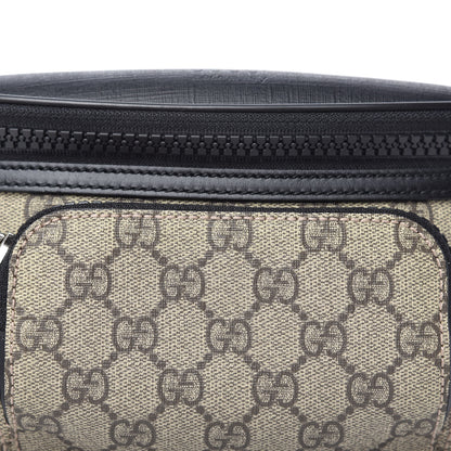 Gucci GG Supreme Monogram Belt Bag Black 10 of 11