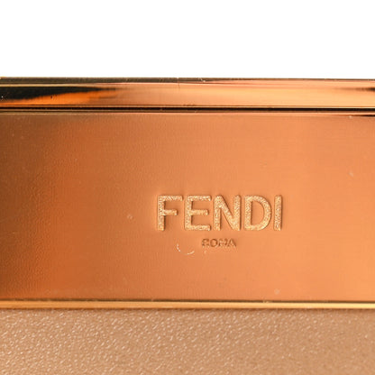 Fendi Flannel Karligraphy Embroidered Medium Fendi First Camel 6 of 11