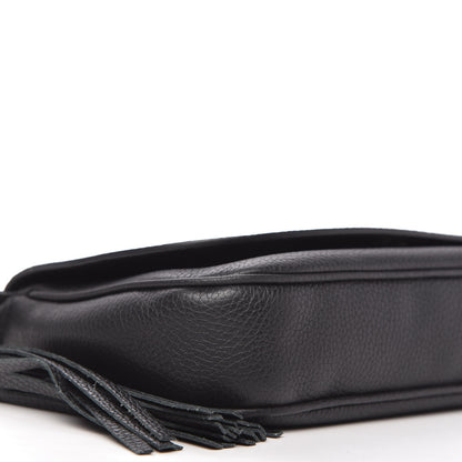 Gucci Pebbled Calfskin Medium Soho Flap Crossbody Black 6 of 10