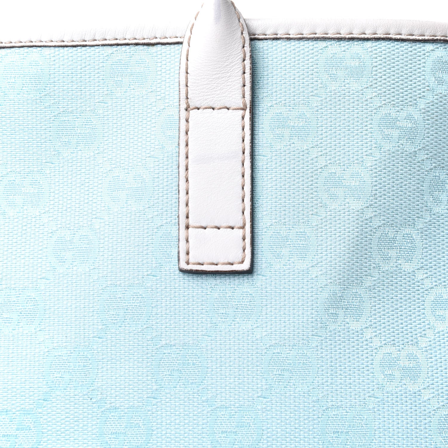 Gucci Monogram Tote Turquoise White 8 of 11
