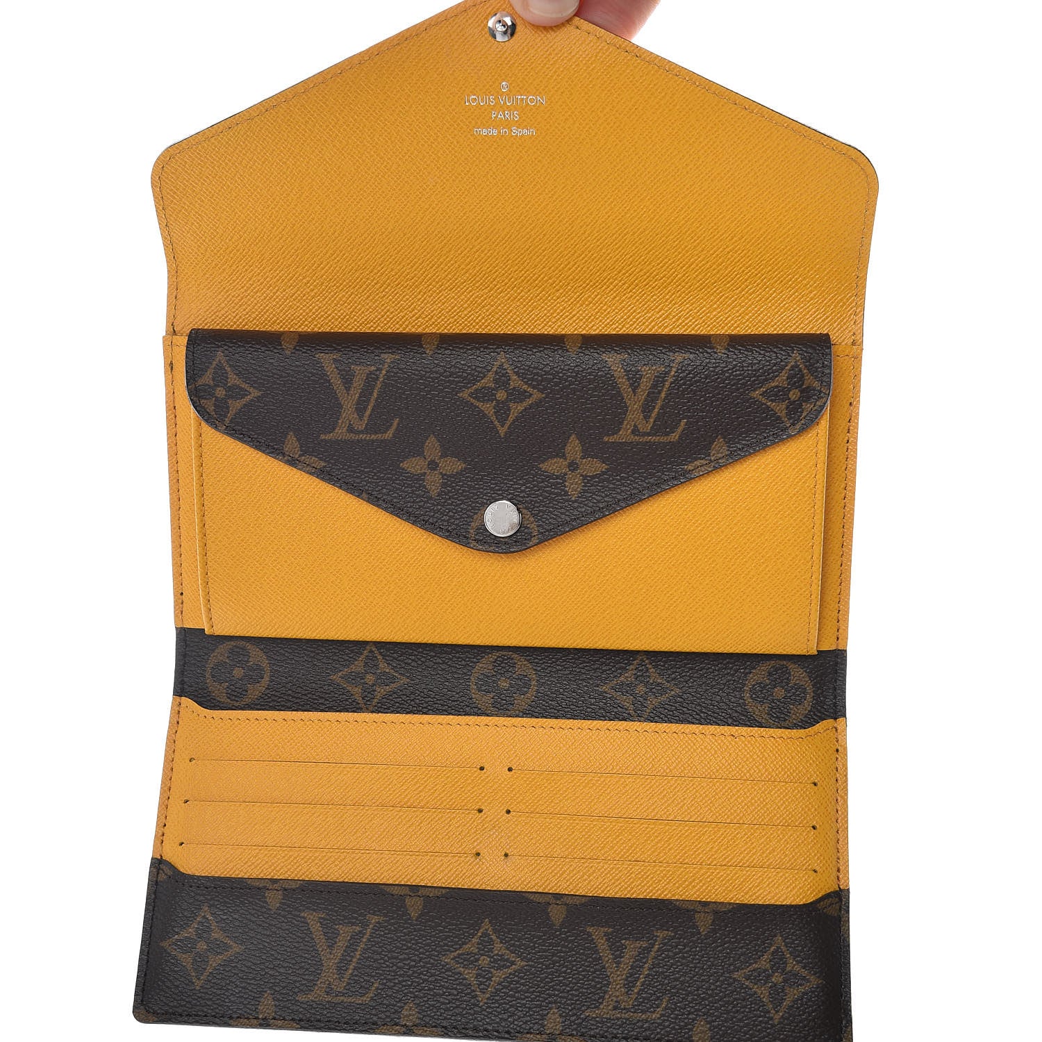 Louis Vuitton Monogram Epi Marie-Lou Long Wallet Mimosa 7 of 10