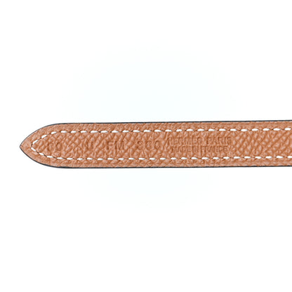 Hermes Swift Epsom 13mm Ancre Belt 80 Gold Black 3 of 4