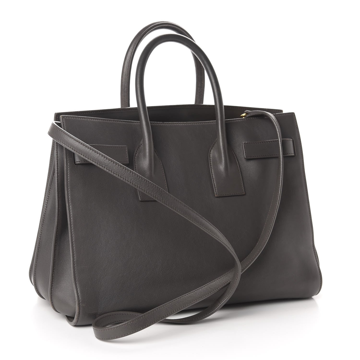 Saint Laurent Calfskin Small Sac De Jour Fog 3 of 11