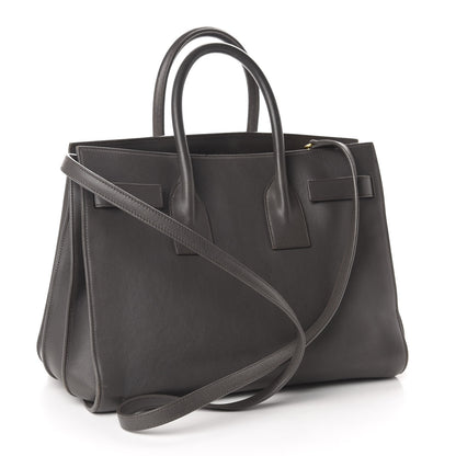 Saint Laurent Calfskin Small Sac De Jour Fog 3 of 11