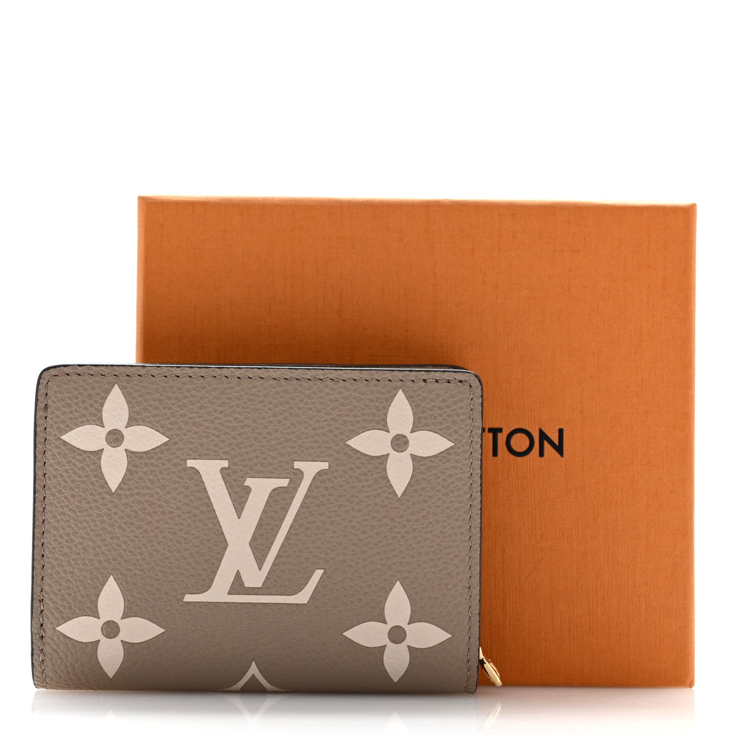 Louis Vuitton Empreinte Monogram Giant Clea Wallet Tourterelle Creme 8 of 8