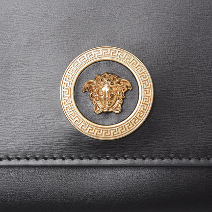 Versace Vitello Tribute Chain Wallet Black 8 of 8