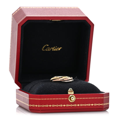 Cartier 18K Pink Yellow White Gold Small Trinity Ring 51 5.75 5 of 5