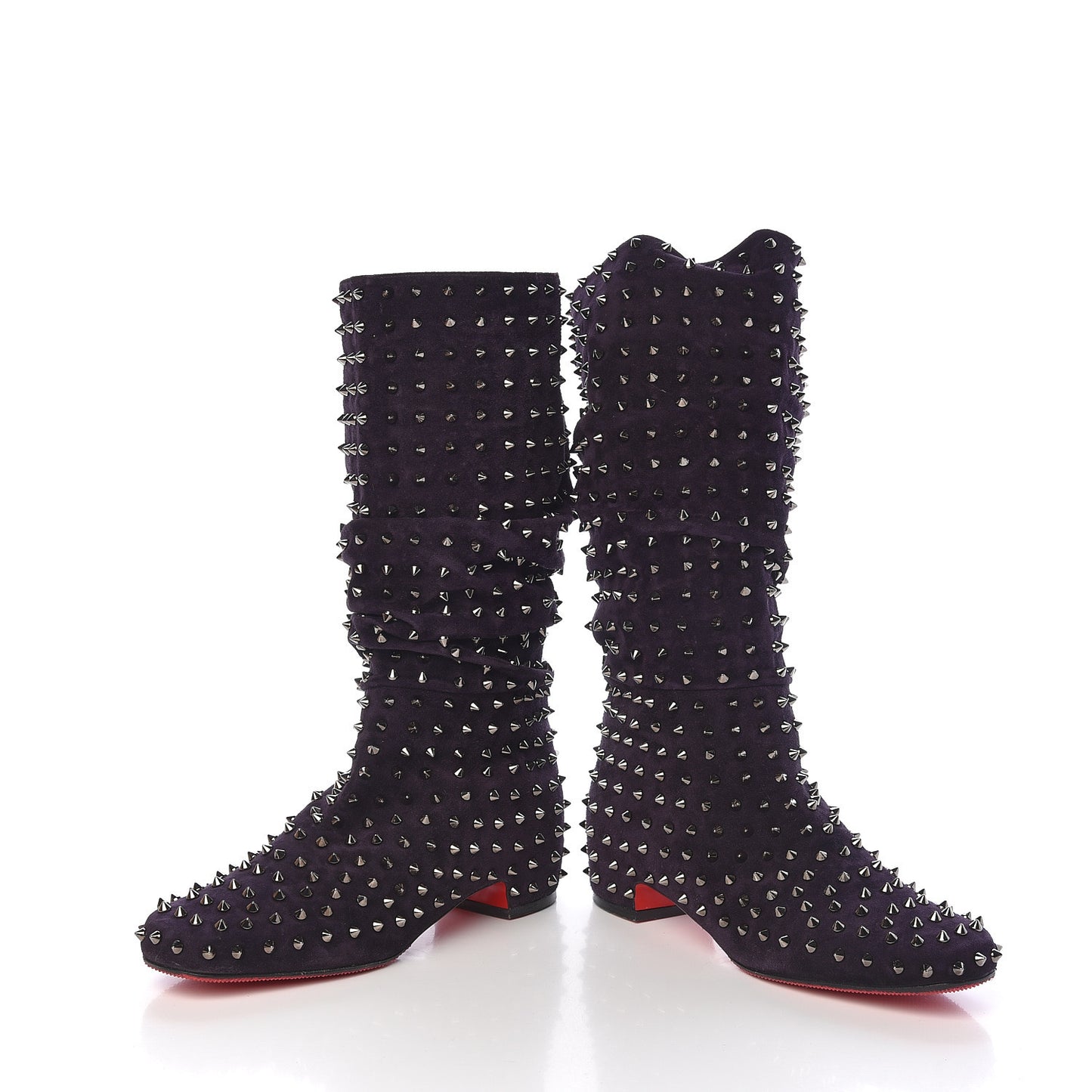 Veau Velours London Bridge Boots 40.5 Eclipse Gun Metal
