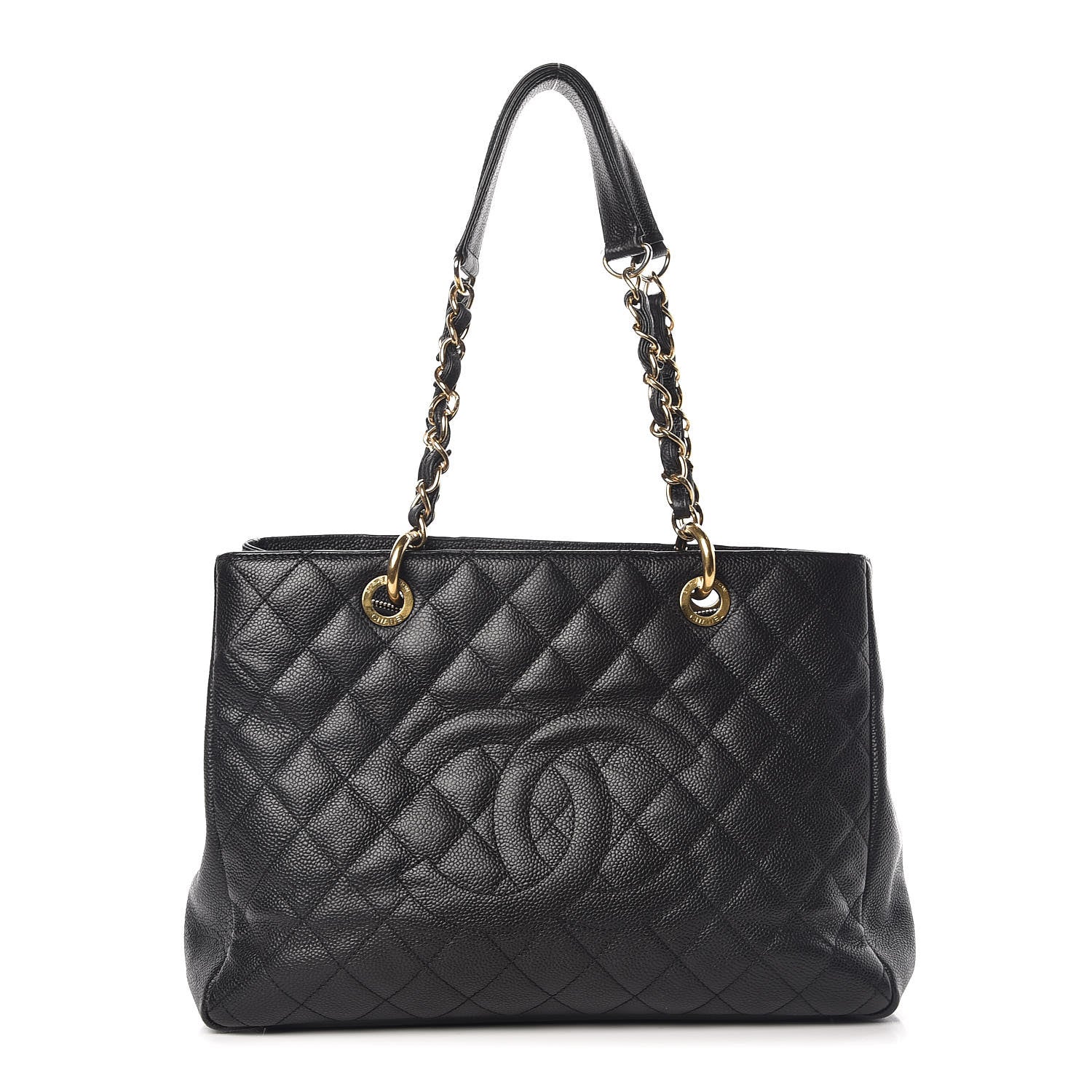Chanel Caviar Quilted Grand Shopping Tote GST Black 1 of 11
