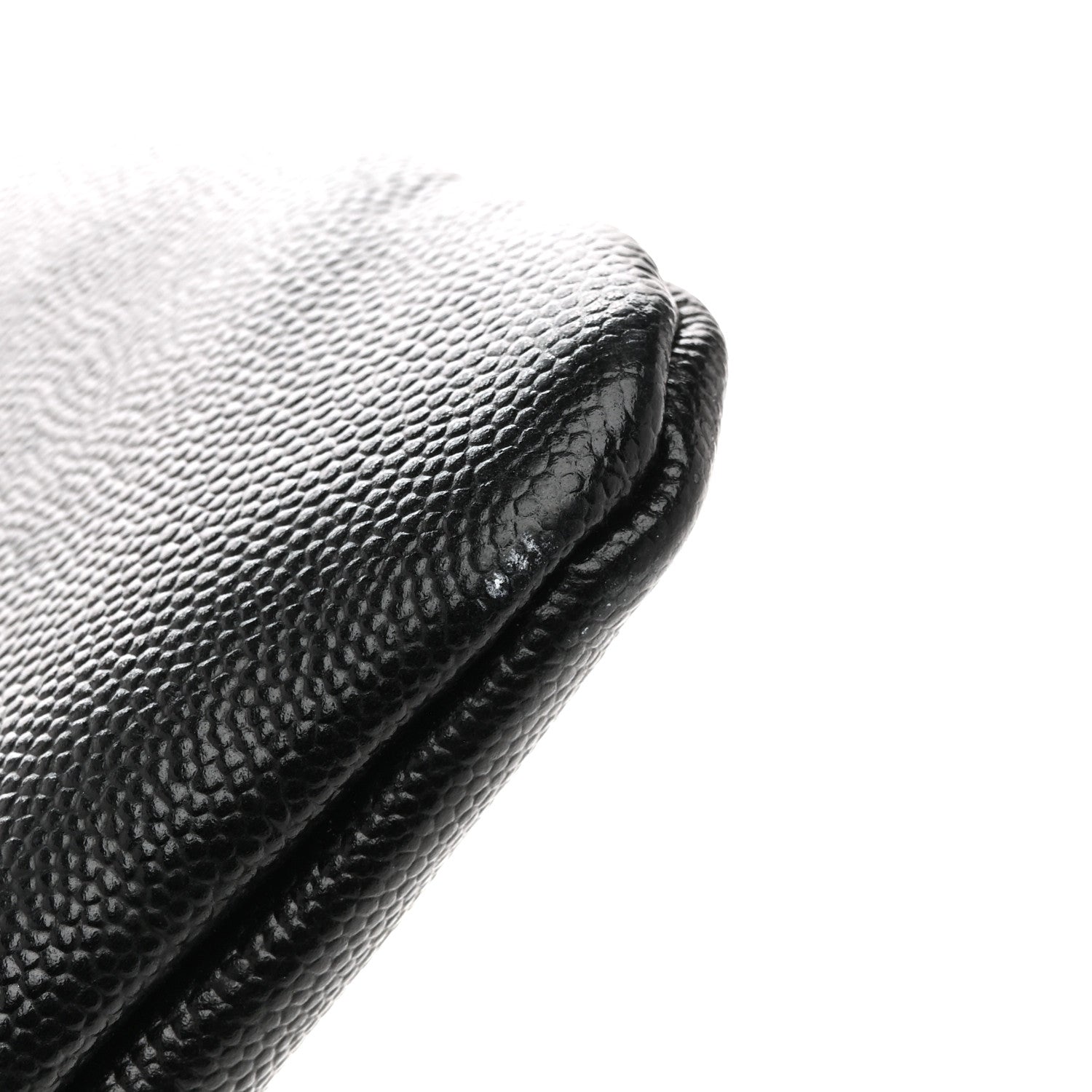 Chanel Caviar Studded Medium Deauville Pouch Black 8 of 8