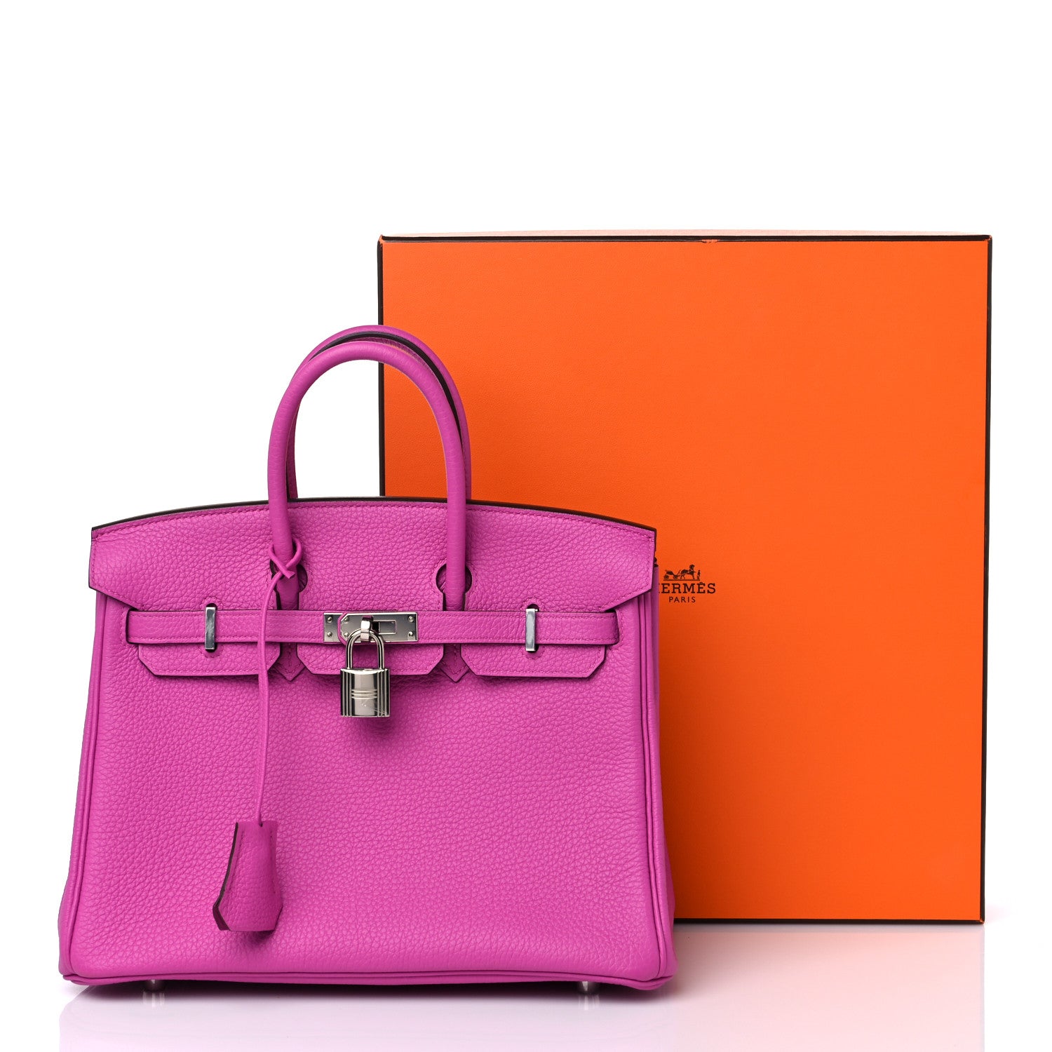 Hermes Togo Birkin 25 Magnolia 12 of 12