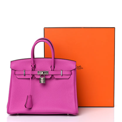 Hermes Togo Birkin 25 Magnolia 12 of 12