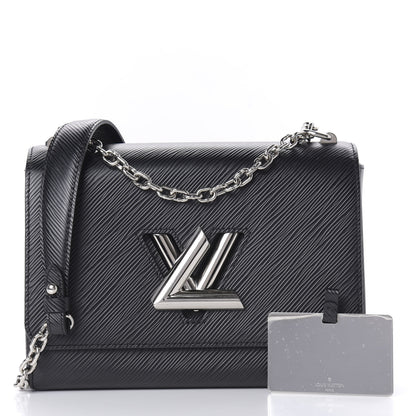 Louis Vuitton Epi Twist Shoulder Bag MM Black 10 of 10