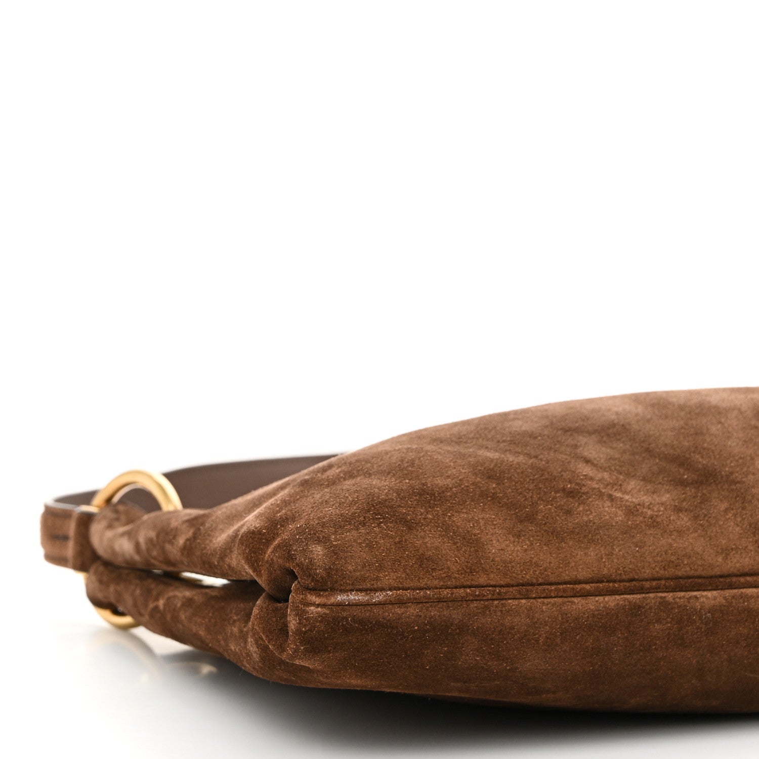 Prada Suede Large Etude Shoulder Bag Cocoa Brown 8 of 9