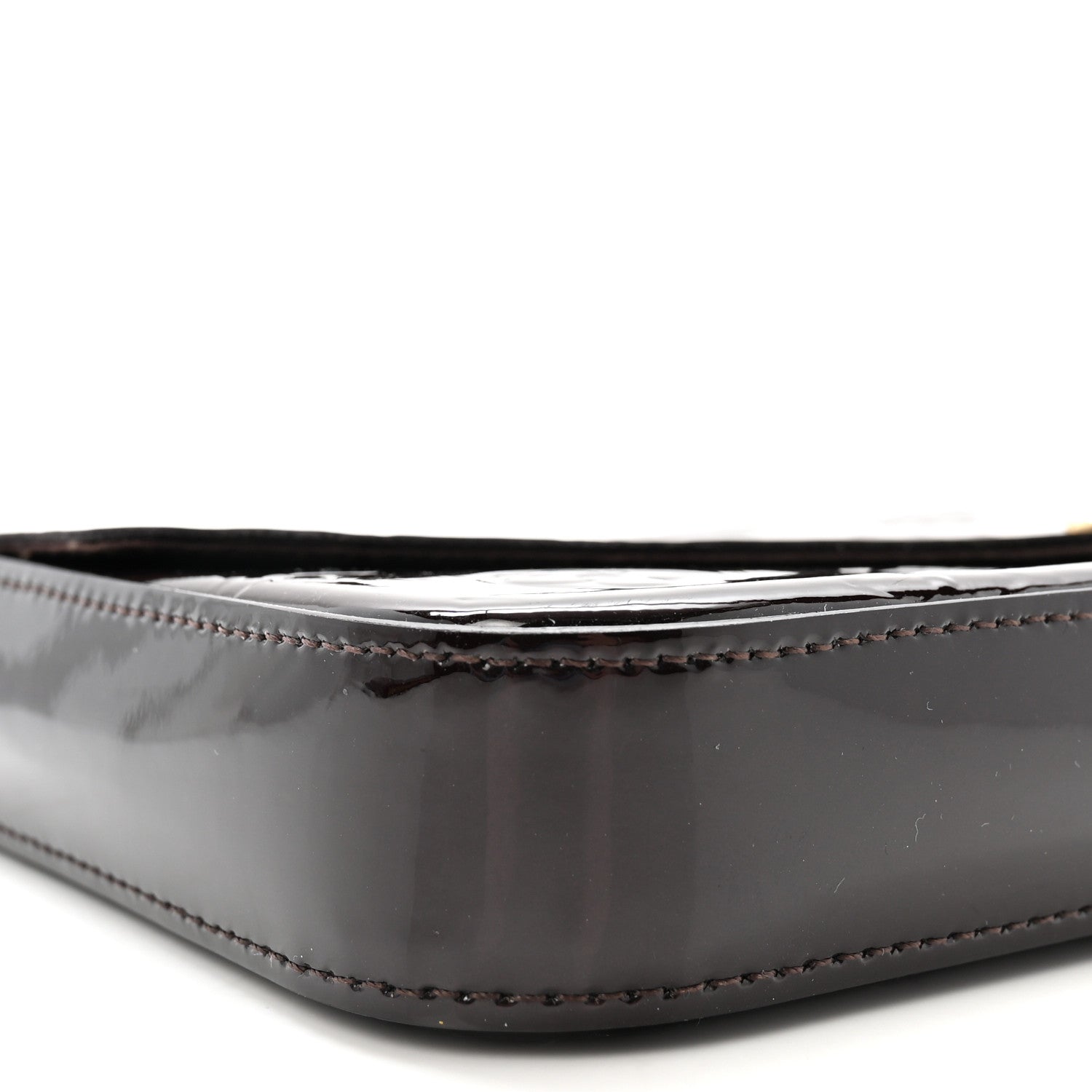 Louis Vuitton Vernis Pochette Felicie Chain Wallet Amarante 9 of 10