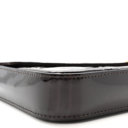 Louis Vuitton Vernis Pochette Felicie Chain Wallet Amarante 9 of 10