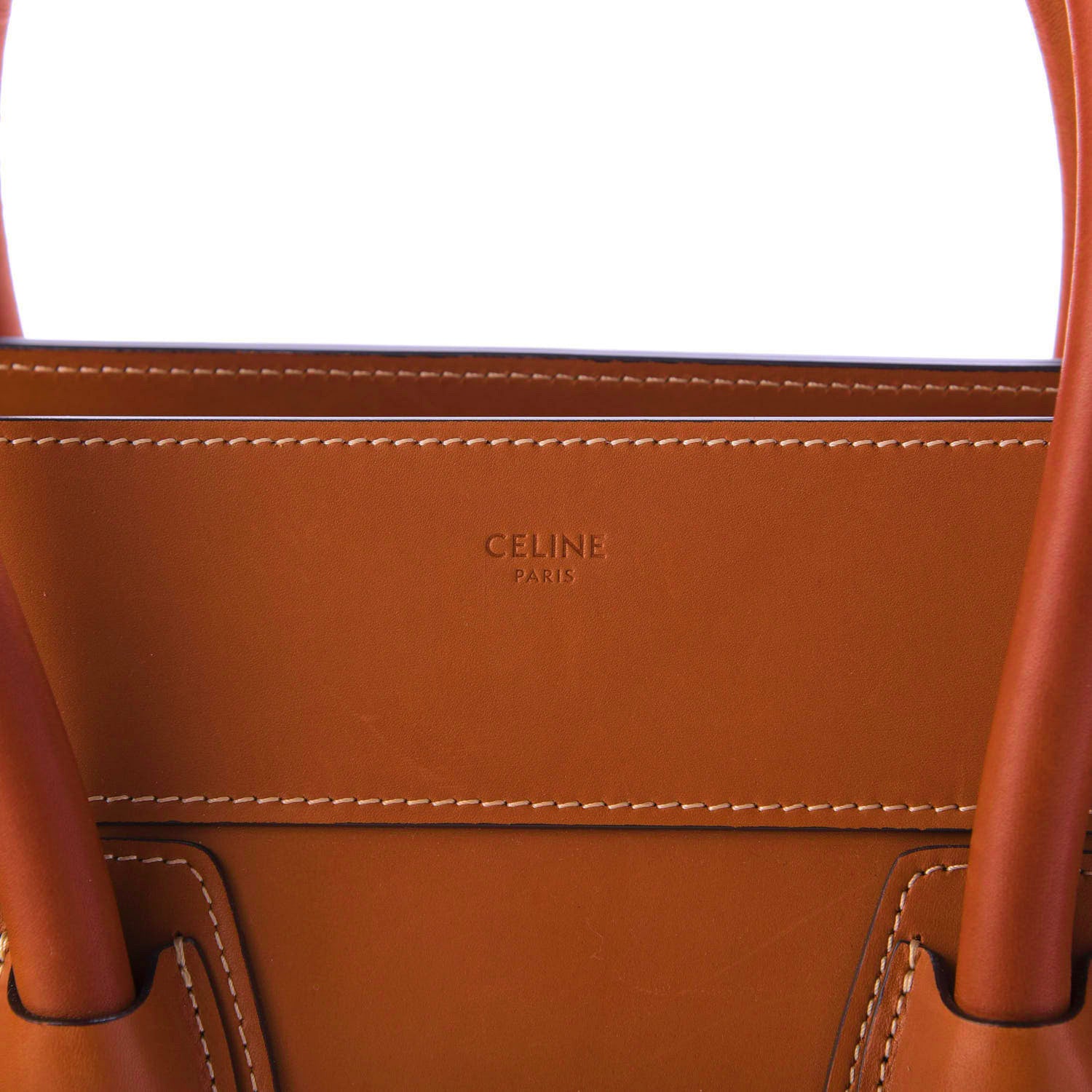 Celine Natural Calfskin Mini Luggage Tan 10 of 10