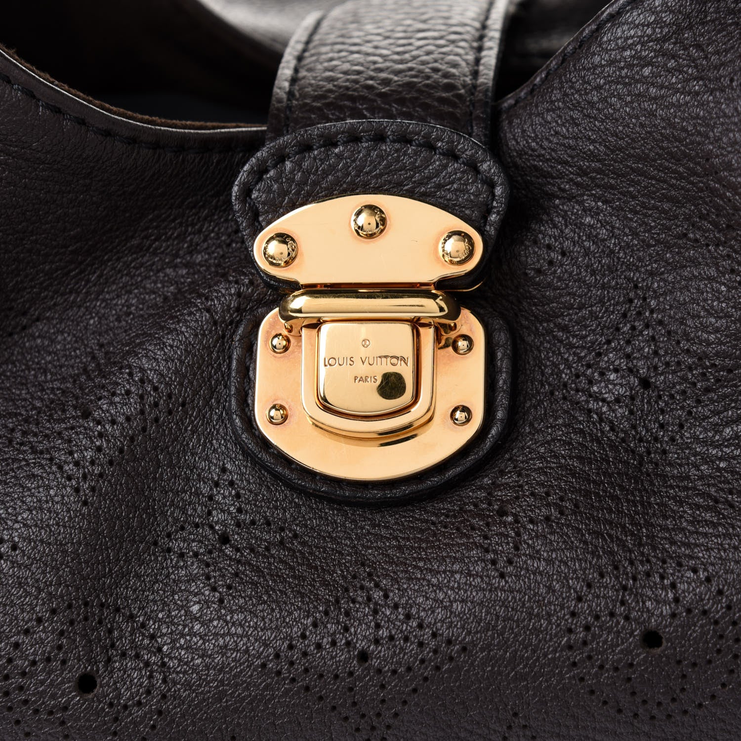 Louis Vuitton Mahina L Chocolate 7 of 9