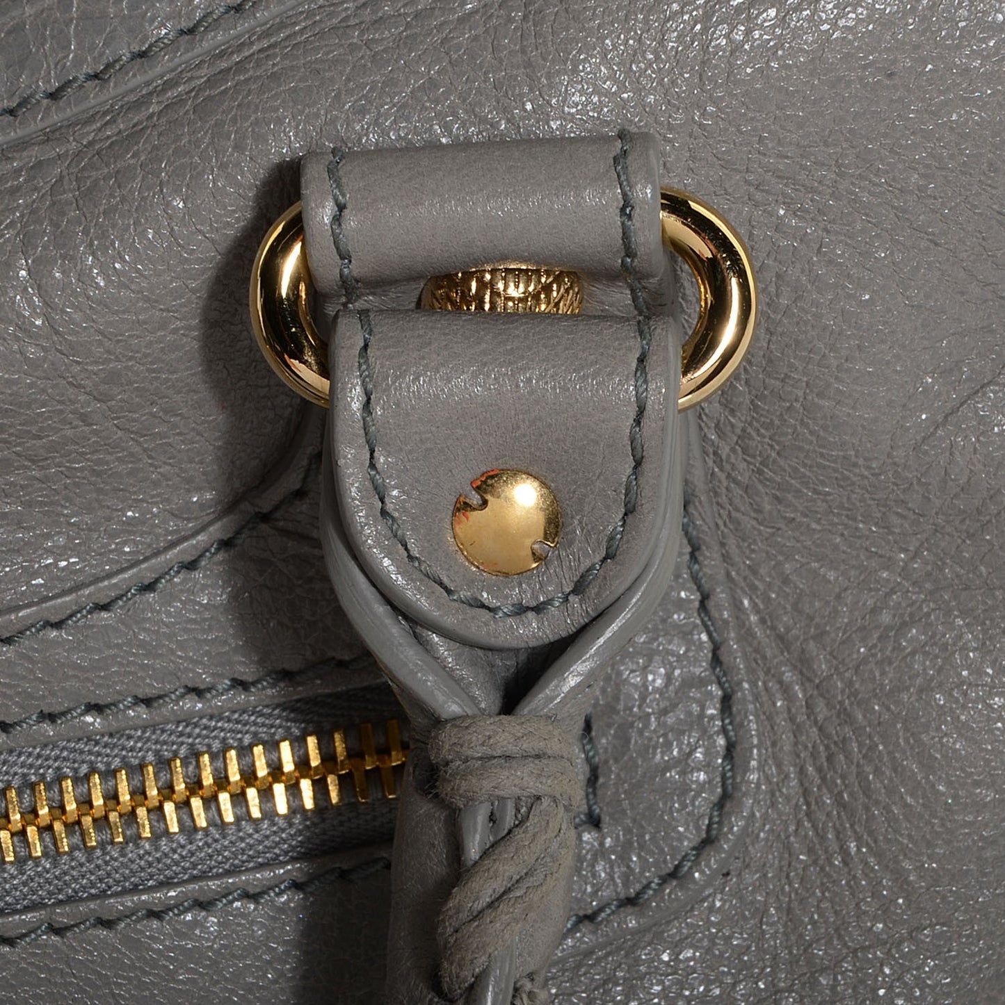 Agneau Giant 12 Gold Hardware City Gris Pyrite