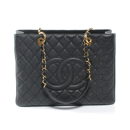 Chanel Caviar Grand Shopping Tote GST Black 1 of 8