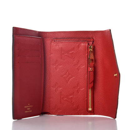 Louis Vuitton Empreinte Compact Curieuse Wallet Cherry 5 of 8