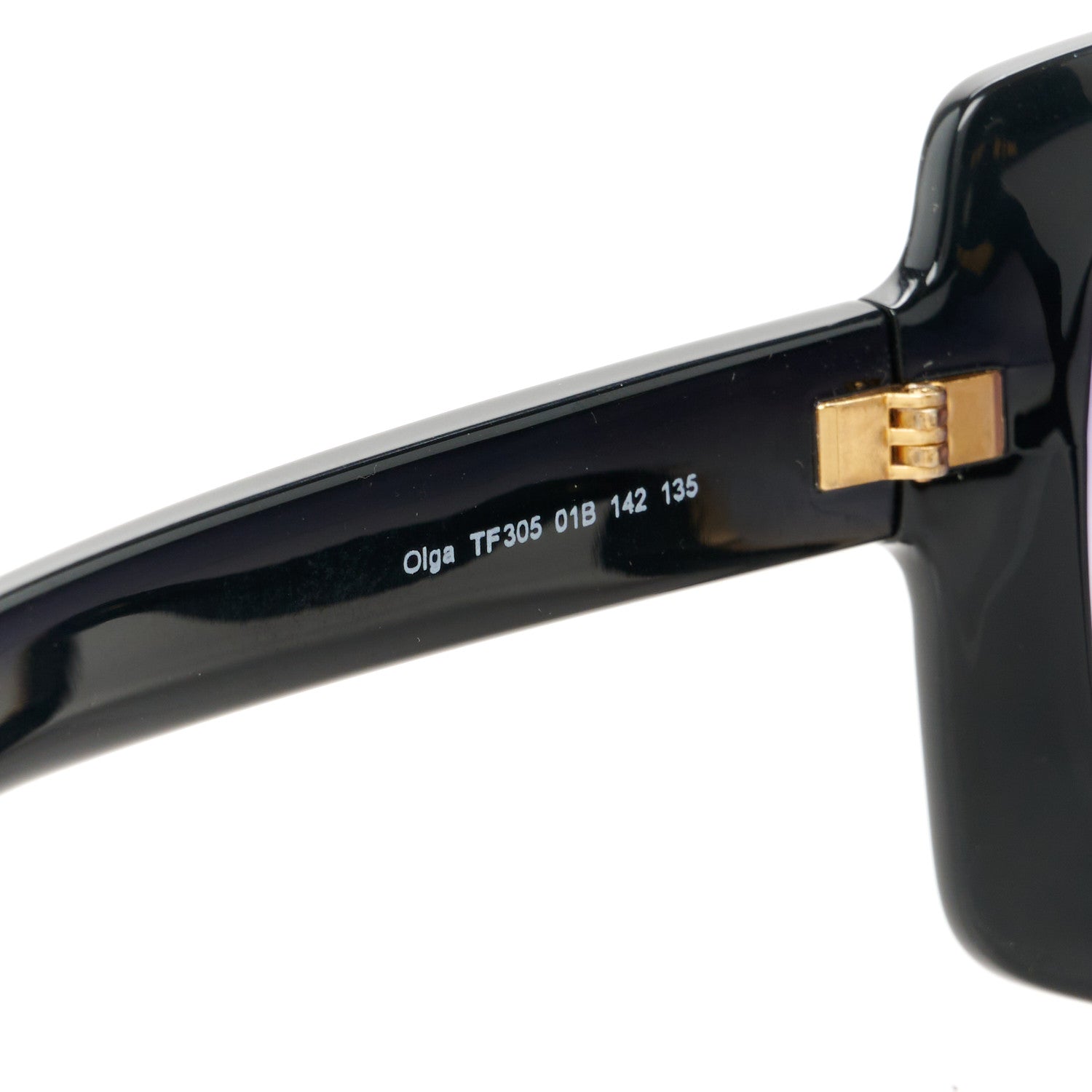 Tom Ford Olga Square Shield Sunglasses TF305 Black 5 of 8