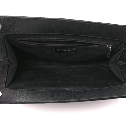 Chanel Caviar Quilted CC Large Clutch Black 5 of 11