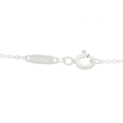 Tiffany Sterling Silver Atlas Cube Pendant Necklace 4 of 5